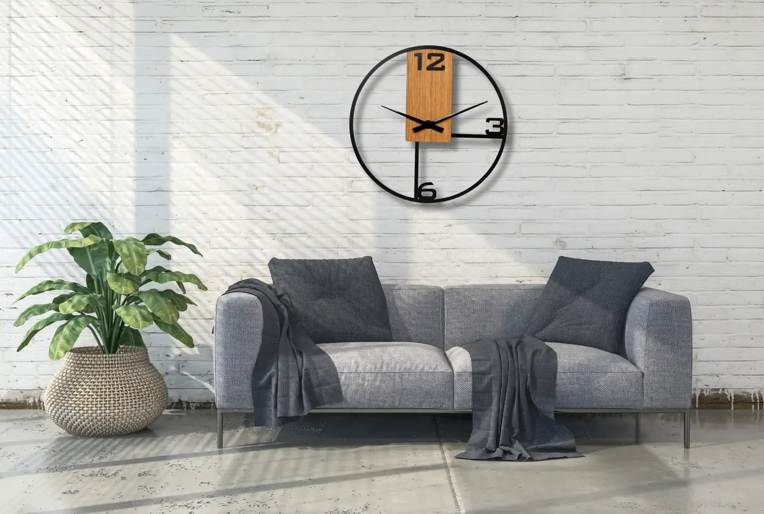 ZEGAR "AGA" LOFT 50 CM - obrazek 11