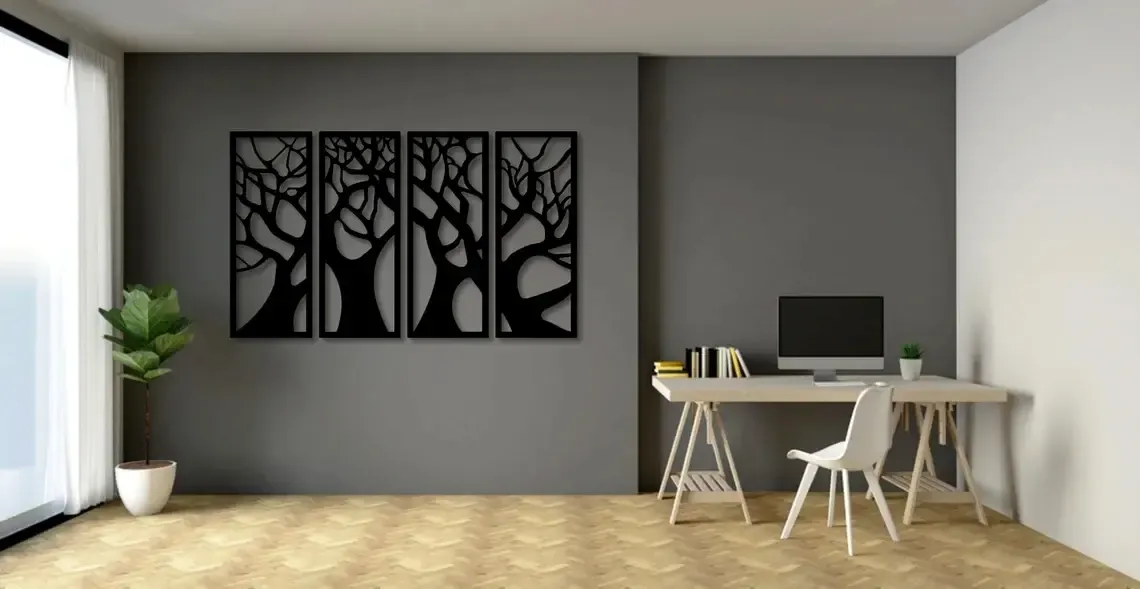 Drzewo w czterech częściach 100 x 60 cm - obrazek 5