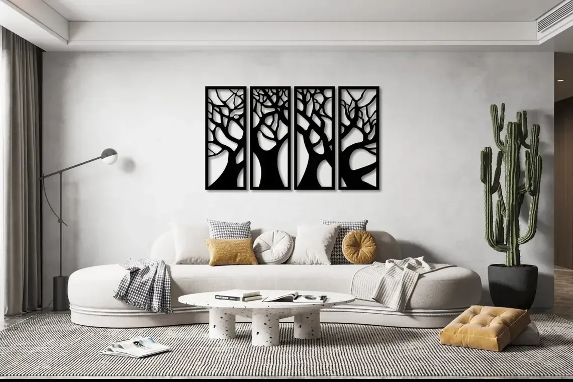 Drzewo w czterech częściach 100 x 60 cm - obrazek 4